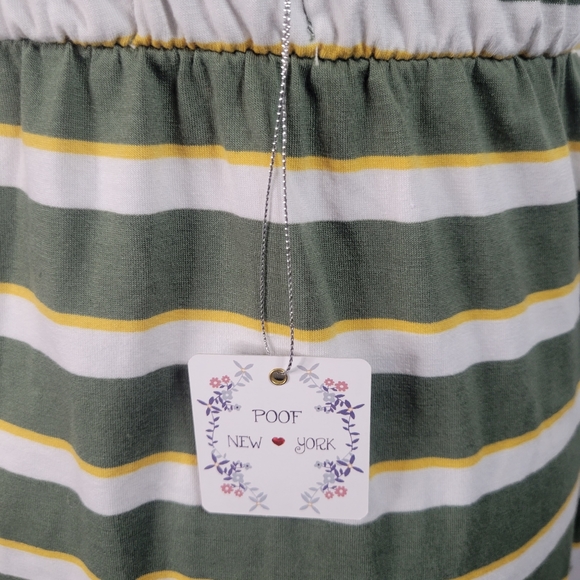 NWT Green & White Striped Maxi Dress - Picture 7 of 8